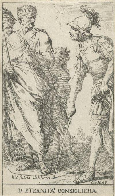 Popilius Laenas Draws a Circle by Jan Miel