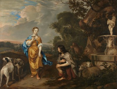 Double Portrait of a Young Couple as Granida and Daiphilo by Jan Mijtens
