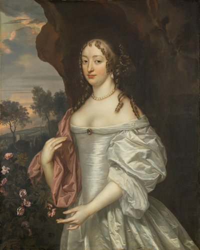Portrait of Jacoba van Orliens, Wife of Jacob de Witte of Haamstede by Jan Mijtens