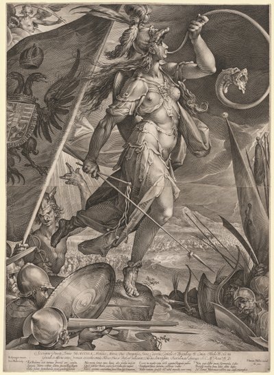 Bellona Leading the Armies of the Emperor against the Turks by Jan Muller