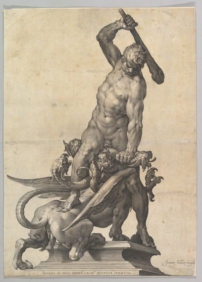 Hercules Slaying the Hydra by Jan Muller