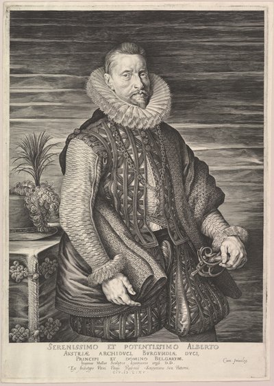 Portrait of Albert, Archduke of Austria, Sovereign of Southern Netherlands by Jan Muller