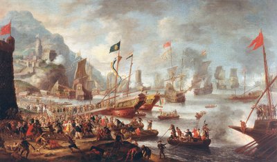 The Battle of Lepanto: The Victory by Jan Peeters the Elder