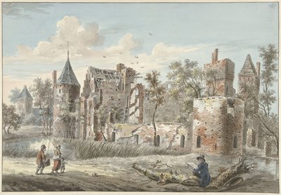 Ruins of the House ter Haar near Maarssen by Jan Philip Reuthel jr.