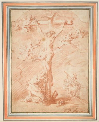 Christ on the Cross with St. Magdalene by Jan Pieter Ykens
