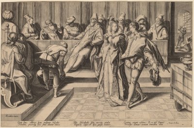 Salome Dancing Before Herod by Jan Pietersz Saenredam, after Karel van Mander I