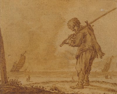 After the Hare-Hunt, on the Shore, 1623 by Jan Porcellis