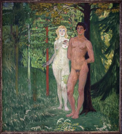 Adam and Eve by Jan Preisler