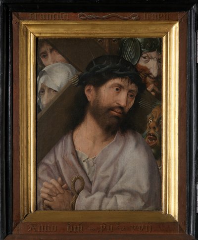 Diptych of a Franciscan Friar (left panel) by Jan Provoost