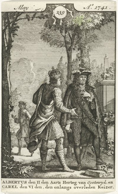 Conversation between Albrecht of Austria and Charles VI by Jan Ruyter