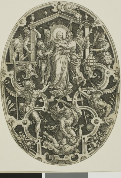 Betrayal of Christ, from Passion of Christ by Jan Sadeler I