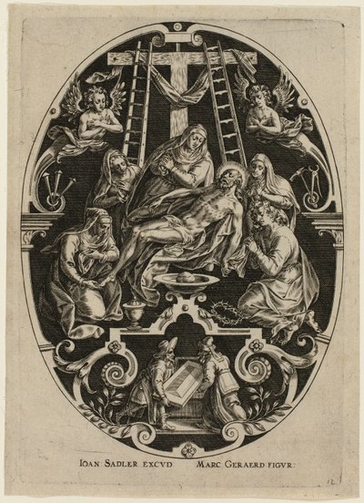Lamentation, from Passion of Christ by Jan Sadeler I