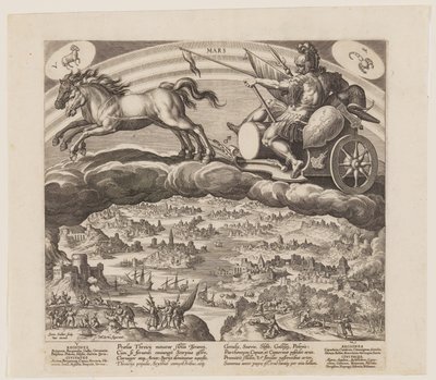 Mars, from The Seven Planets by Jan Sadeler I