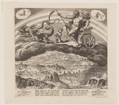 Saturn, from The Seven Planets by Jan Sadeler I