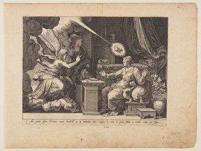 The Annunciation by Jan Sadeler I
