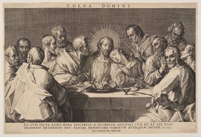 The Last Supper by Jan Sadeler I