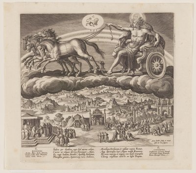 The Sun, from The Seven Planets by Jan Sadeler I
