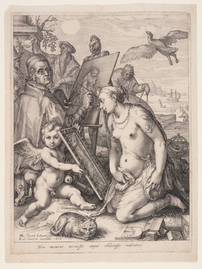 Allegory of Visual Perception by Jan Saenredam