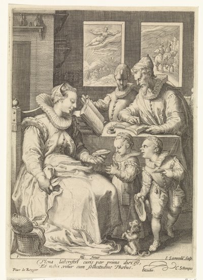 The Morning (The Four Times of the Day) by Jan Saenredam