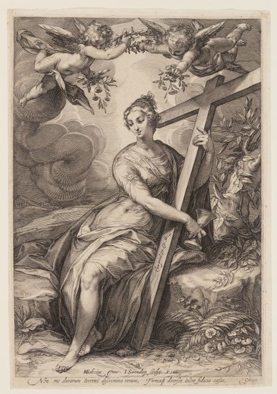 Faith, from Three Cardinal Virtues by Jan Saenredam