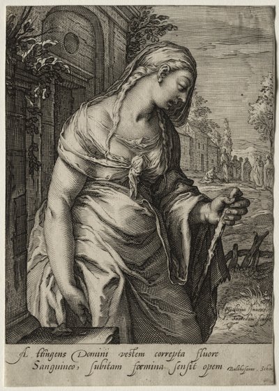 Heroines of the New Testament: The Woman with the Issue of Blood by Jan Saenredam