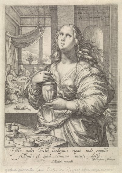 Mary Magdalene (Famous Women from the New Testament) by Jan Saenredam