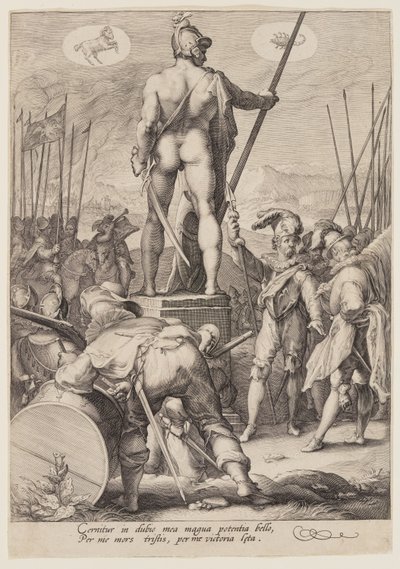 Mars Presiding over the Arts of War, from Seven Planetary Gods by Jan Saenredam