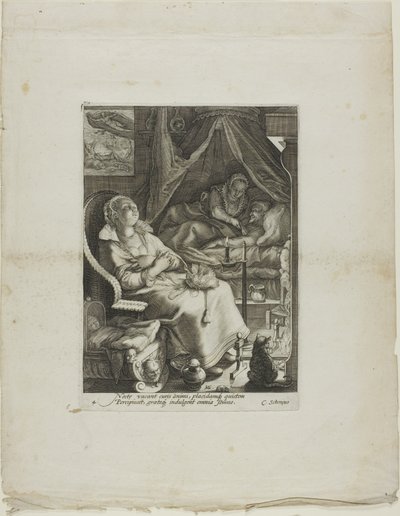 Night, plate four from Four Times of Day by Jan Saenredam