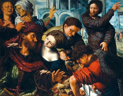 The Vocation of Saint Matthew, Mid 16th Century by Jan Sanders Hemessen van