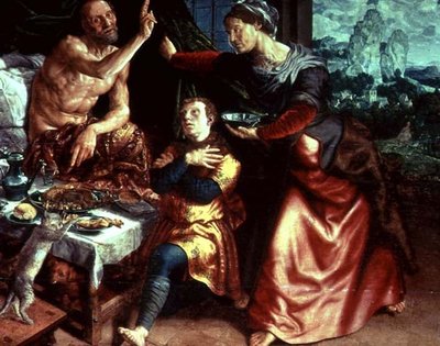 Isaac blessing Jacob by Jan Sanders van Hemessen