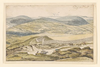 View of the High Peak Mountains in Derbyshire by Jan Siberechts