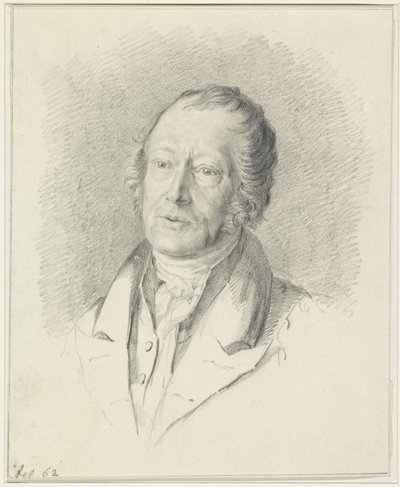 Portrait of Gerrit Lamberts by Jan Simon Voddigel