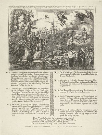 Allegory on the Appointment of William IV as Stadtholder of the Republic, 1747 by Jan Smit (II)