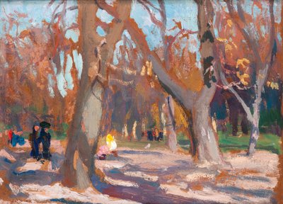 The Planty Park in Krakow by Jan Stanislawski