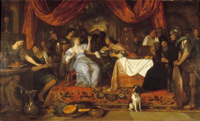 Anthony and Cleopatra by Jan Steen