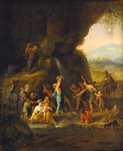 Moses Striking the Rock by Jan Steen