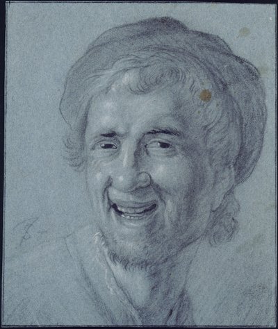 Rembrandt Laughing (Copy after the Early Self-Portrait of Rembrandt at F. Stoop in Byfleet) by Jan Steen
