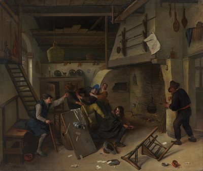 Brawl in a Tavern by Jan Steen