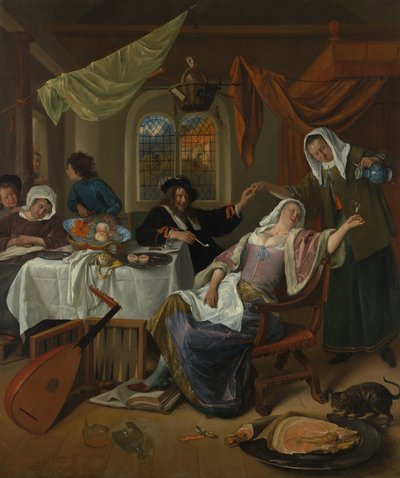 The Dissolute Household by Jan Havickszoon Steen