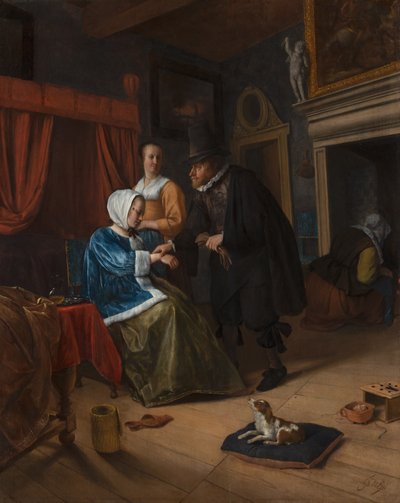 The Sick Girl by Jan Steen