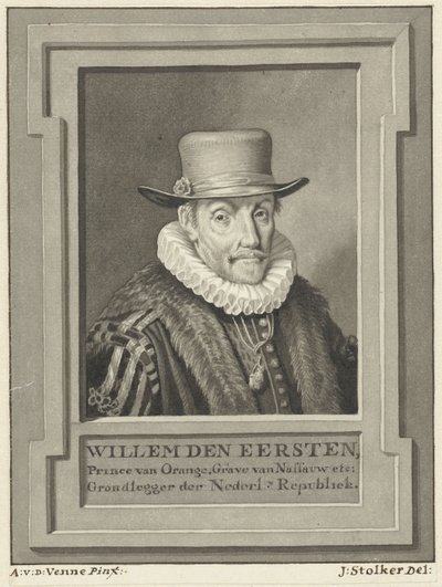 Portrait of William I, Prince of Orange-Nassau by Jan Stolker