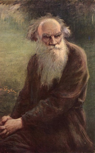 Portrait of Leo Tolstoy, 1910 by Jan Styka