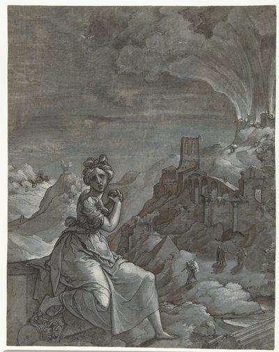 Cassandra Mourns the Downfall of Troy by Jan Swart Van Groningen