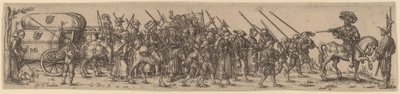 The Baggage Train with the Sergeant-Major by Jan Theodor de Bry after Barthel Beham
