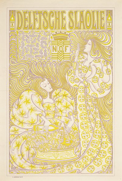 An Advertising Poster for Delft Salad Oil by Jan Toorop