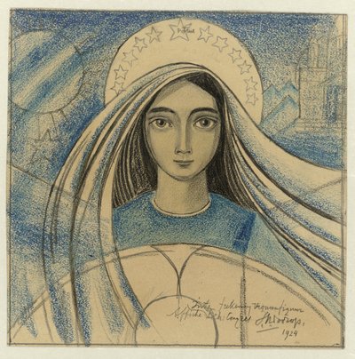 Design for a Poster for the International Eucharistic Congress of Amsterdam, 22-27 July 1924 by Jan Toorop
