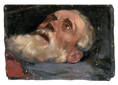 Head of an Old Man (study) 1882 by Jan Toorop