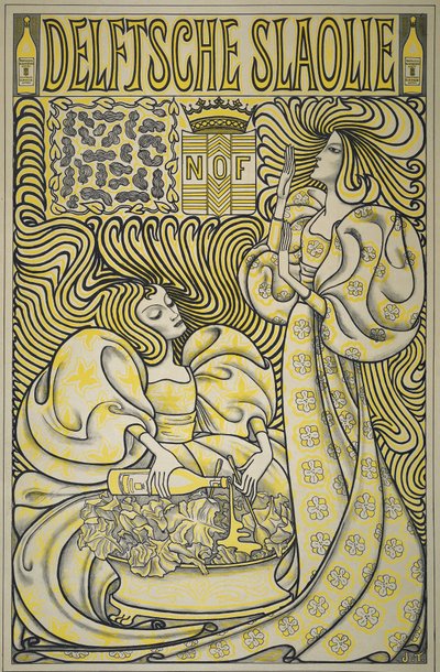 Poster for Delft Salad Oil by Jan Toorop