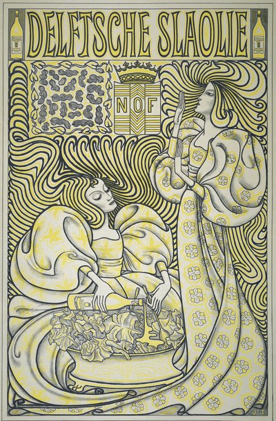 Poster for Delft Salad Oil, pub.1894 by Jan Toorop