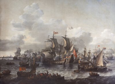 The Battle of the Zuider Zee, 1573 by Jan Theunisz. Blanckerhoff